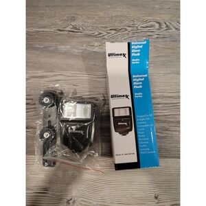 Ultimaxx UM-DSF100 universal digital slave flash New open box metal hot bracket